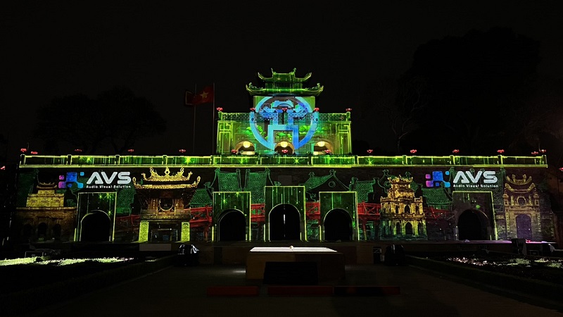 Dự Án 3D Mapping Hoàng Thành Thăng Long - “Happy Tết” 2024