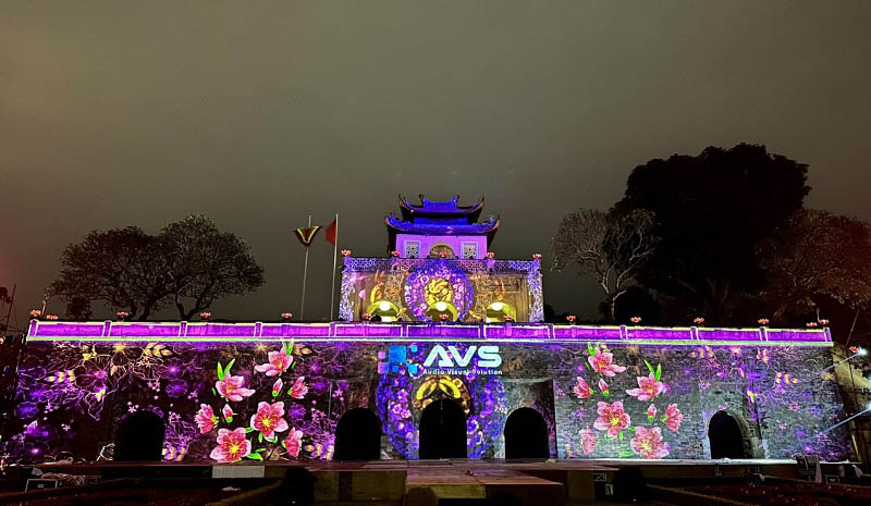 Dự án 3D Mapping Hoàng Thành Thăng Long - “Happy Tết 2024”